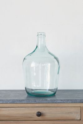 Glass Bottleneck Vase