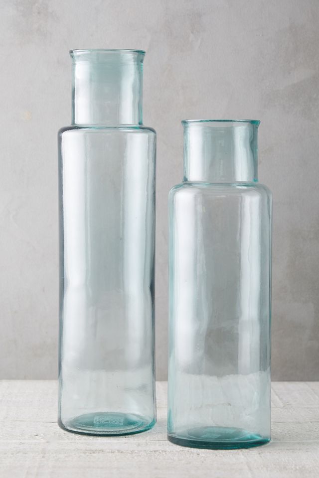 Glass Squared Cylinder Vase #2