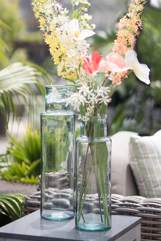 Glass Squared Cylinder Vase #5