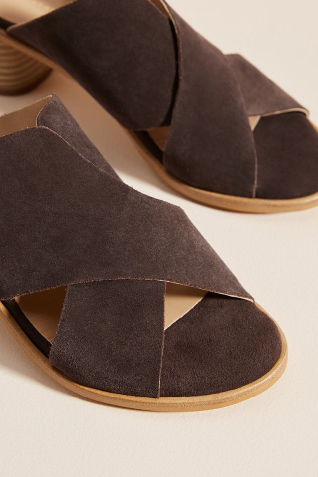 Anthropologie Criss-Cross Heeled Sandals #2
