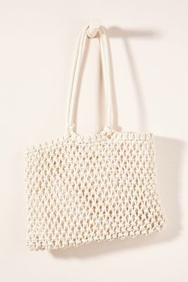 Sandy Beach Bag, from Clare V Yellow / Os