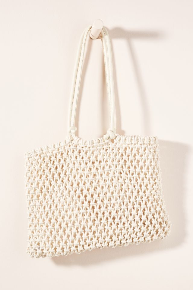 Clare V. Sandy Woven Market Tote