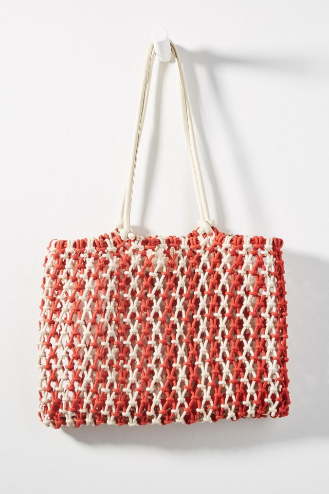 Clare V. Sandy Woven Market Tote