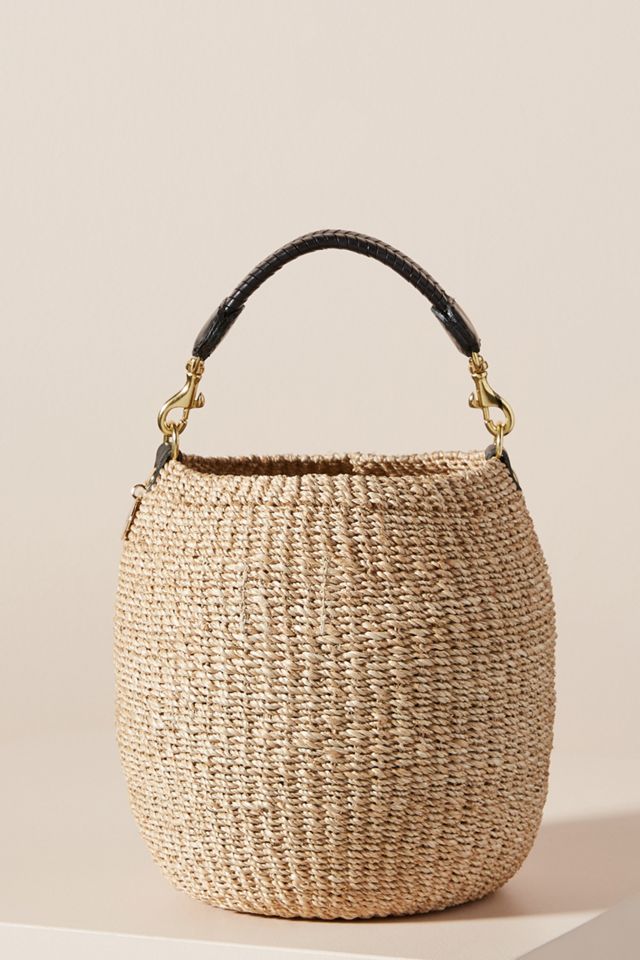 Clare V. Woven Basket Bag #1