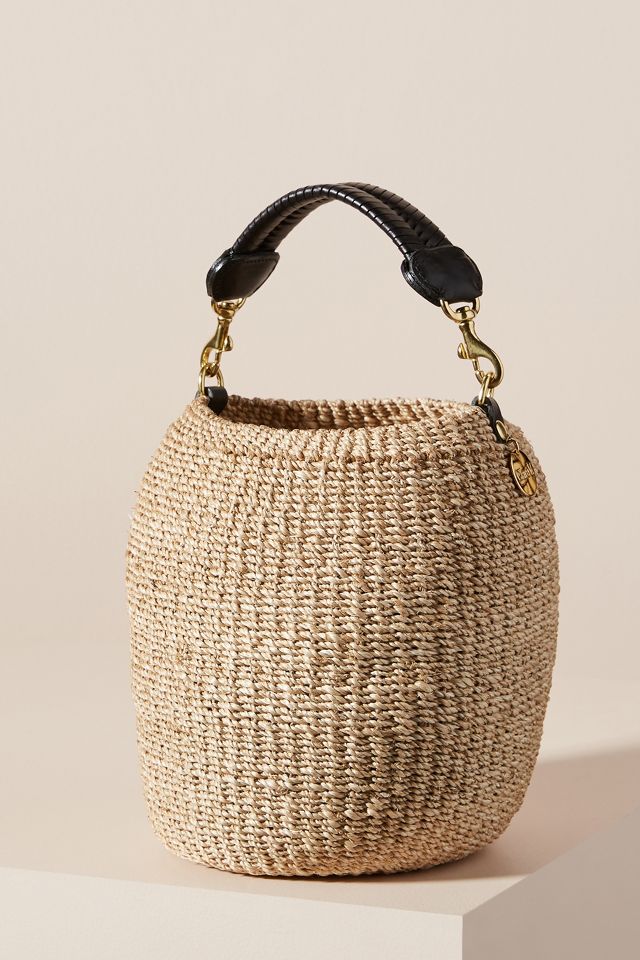 Clare V. Woven Basket Bag