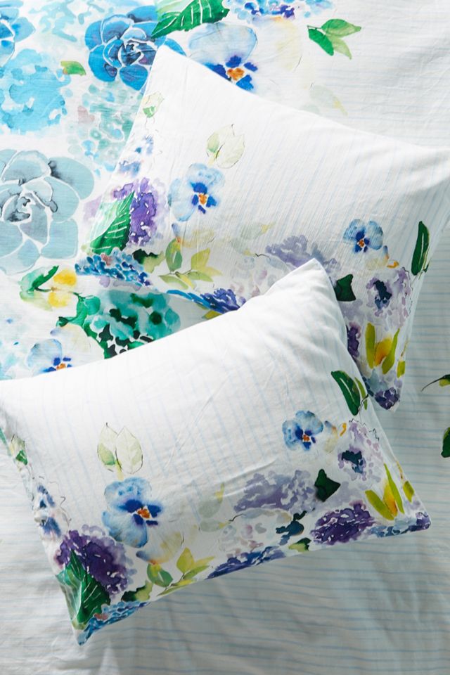 Sarah Hankinson Pansies Duvet Set #2