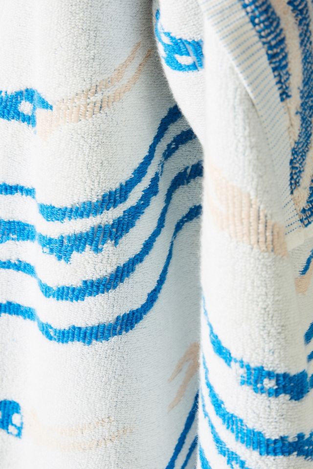 Emily Isabella Swimmer Striped Beach Towel #1