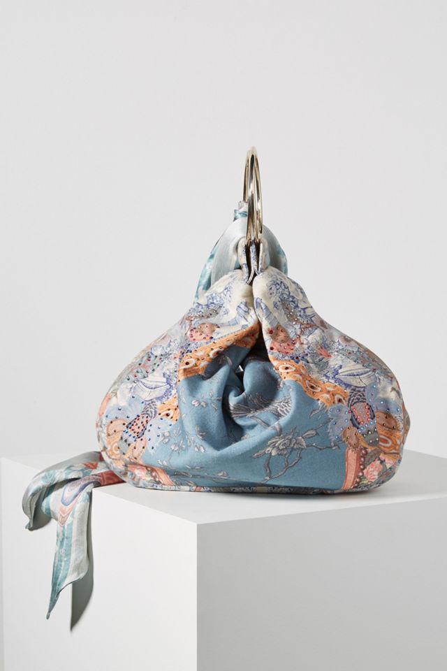 Camilla Springtime Ring-Handled Silk Pouch #1