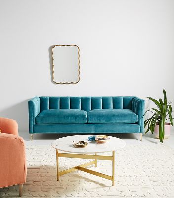 Anthropologie on sale green couch