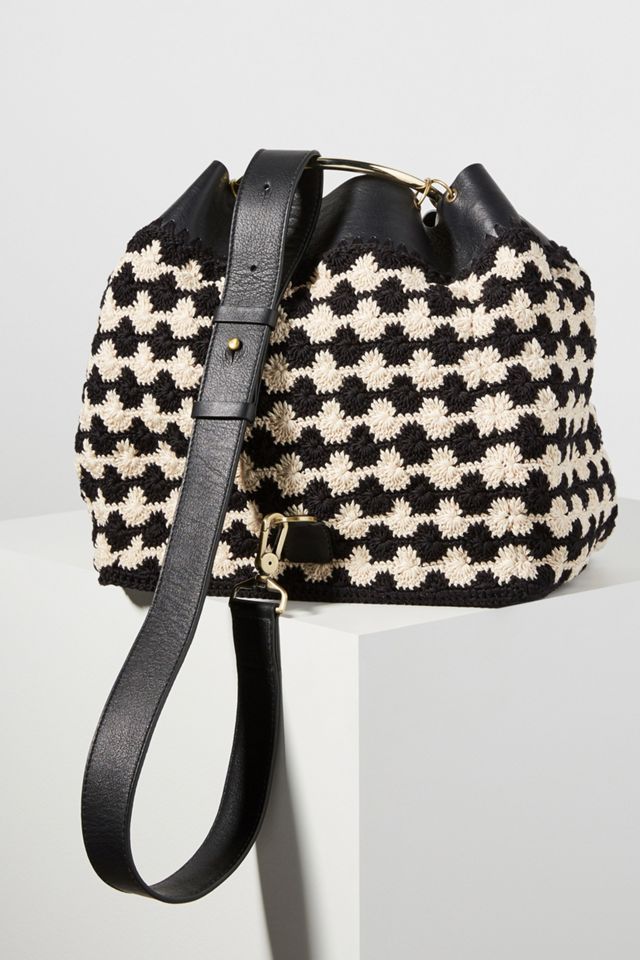 Rachel Comey Crocheted Ring Handle Tote Bag #1