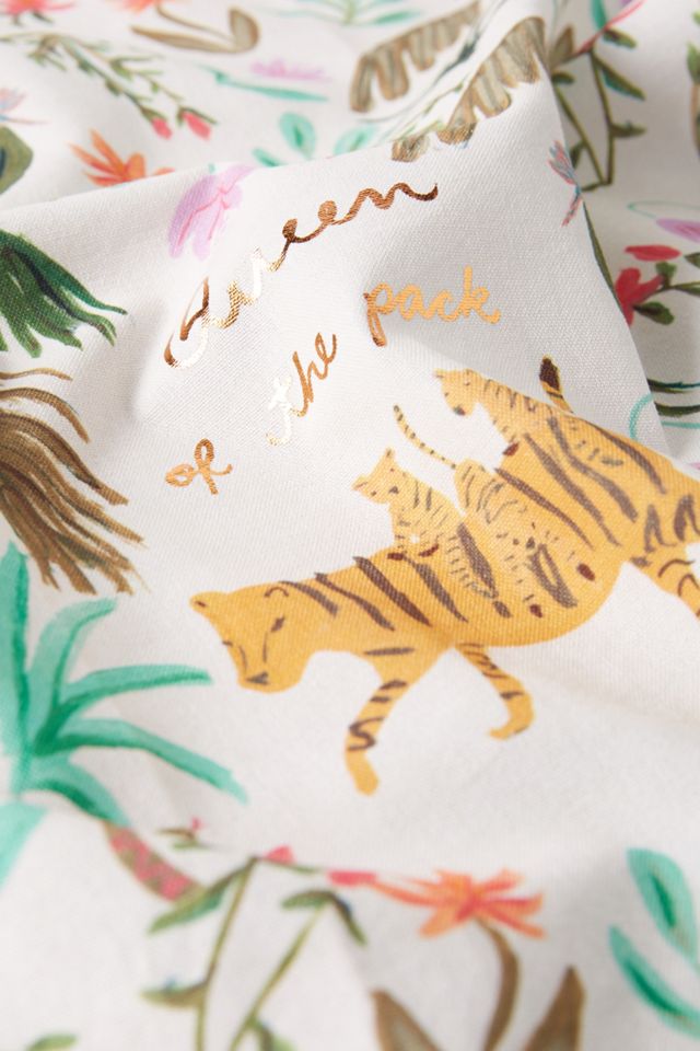 Jackie Diedam Queen Tiger Dish Towel #1