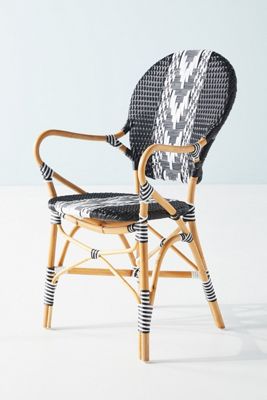 Capri Striped Indoor/Outdoor Bistro Chair