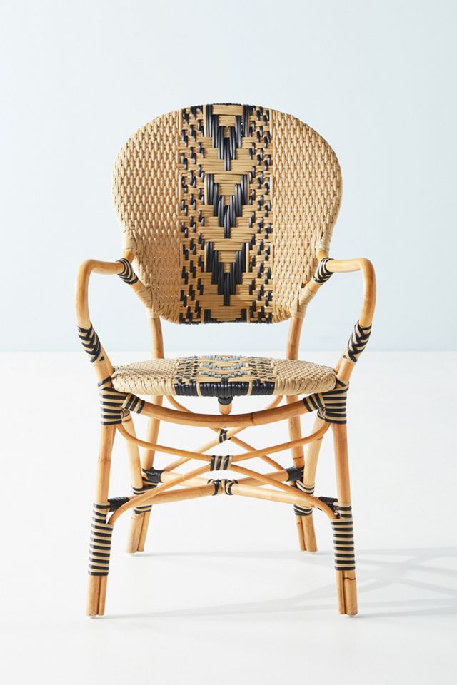 Capri Striped Indoor/Outdoor Bistro Chair #2