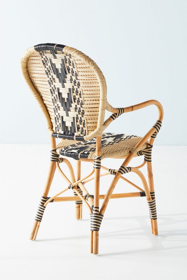 Capri Striped Indoor/Outdoor Bistro Chair #4