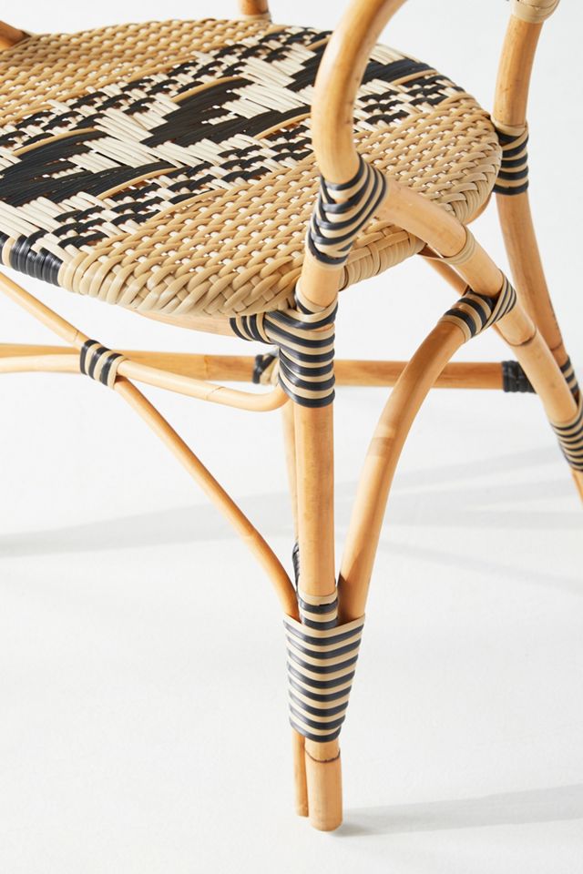Capri Striped Indoor/Outdoor Bistro Chair #6