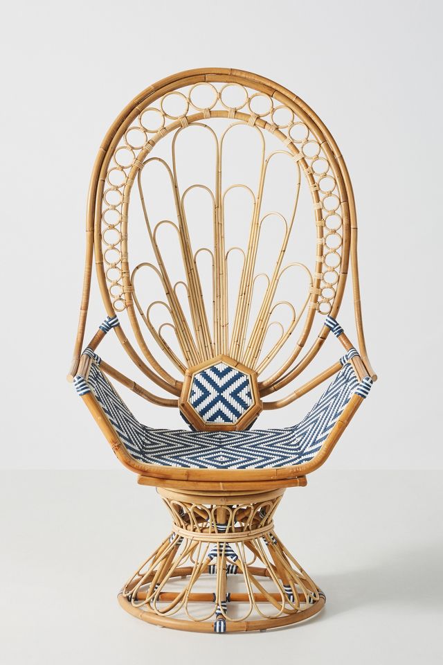 Anthropologie peacock clearance chair