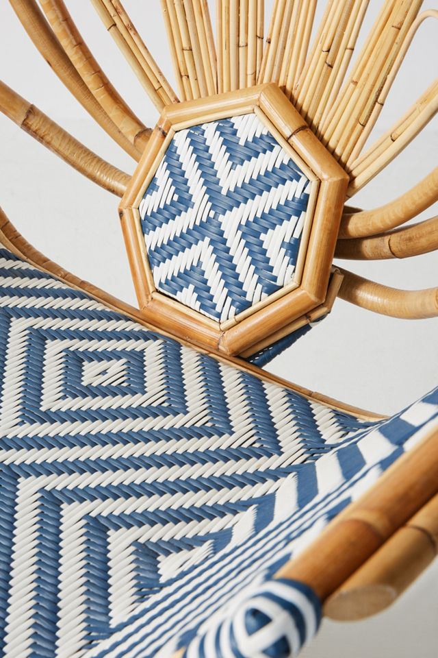 Justina Blakeney Peacock Rattan Chair #6