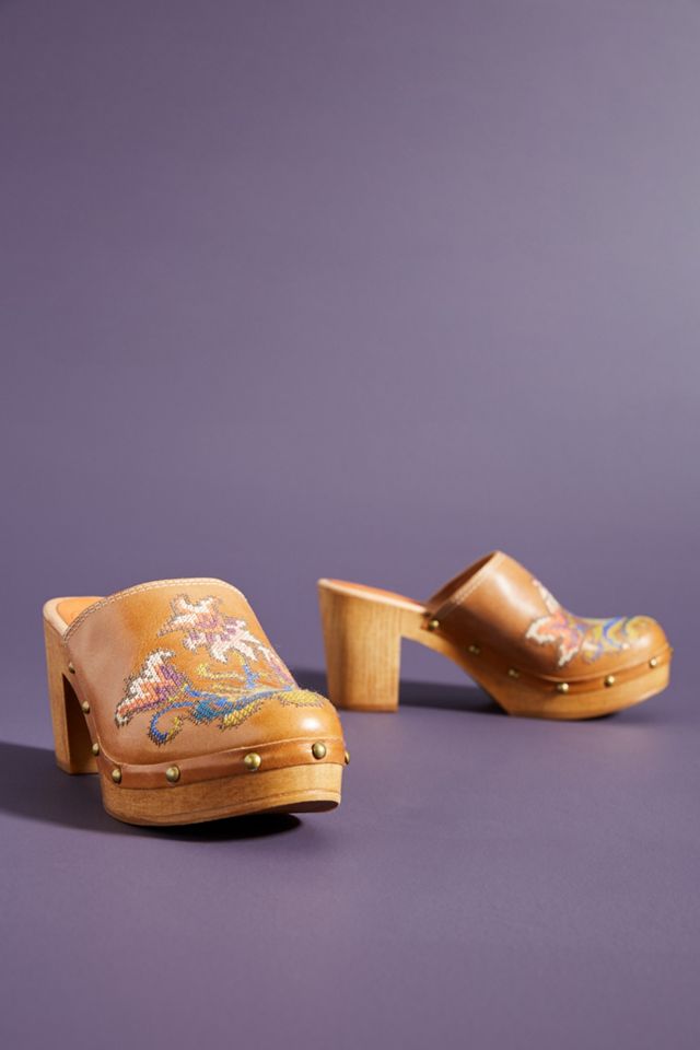 Penelope Chilvers Embroidered Clogs #1