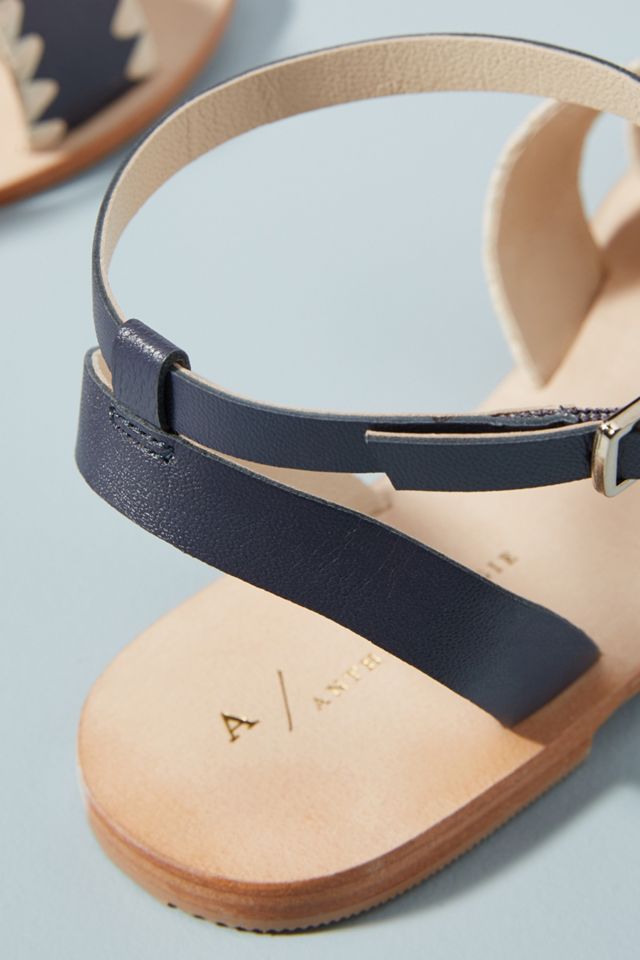 Anthropologie Terri Criss-Cross Sandals #3