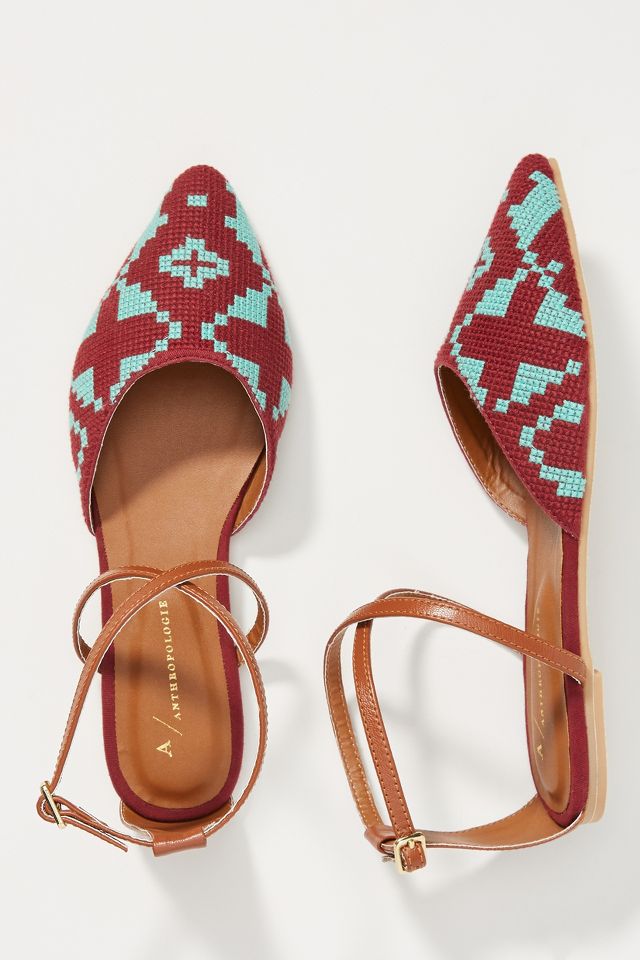 By Anthropologie Strappy Flat Sandals