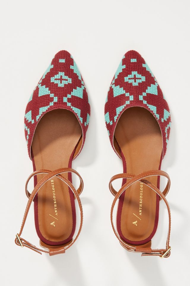 By Anthropologie Strappy Flat Sandals