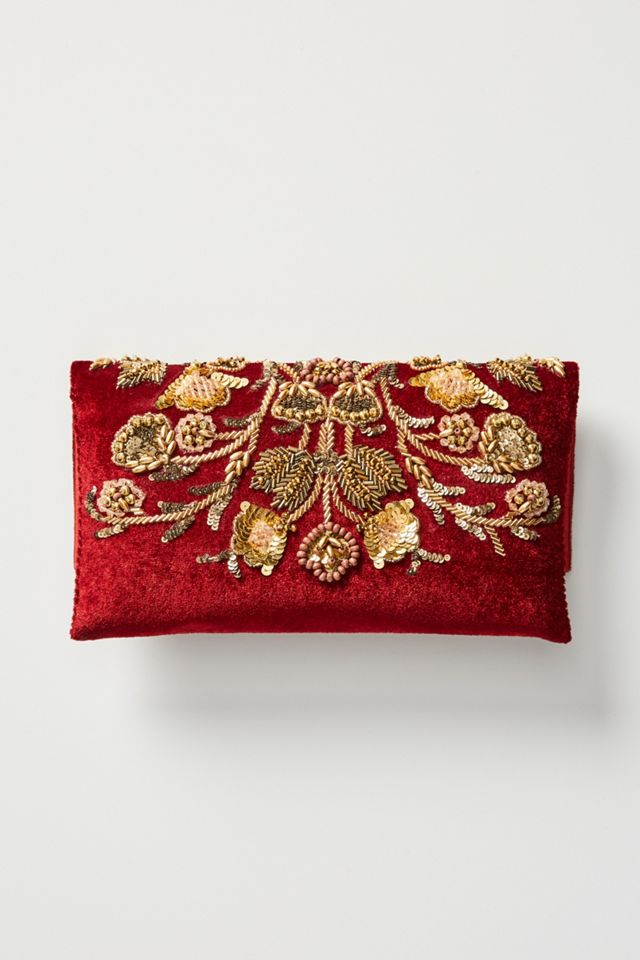 Midnight Strikes Velvet Clutch #1