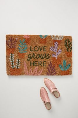 Love Grows Here Doormat