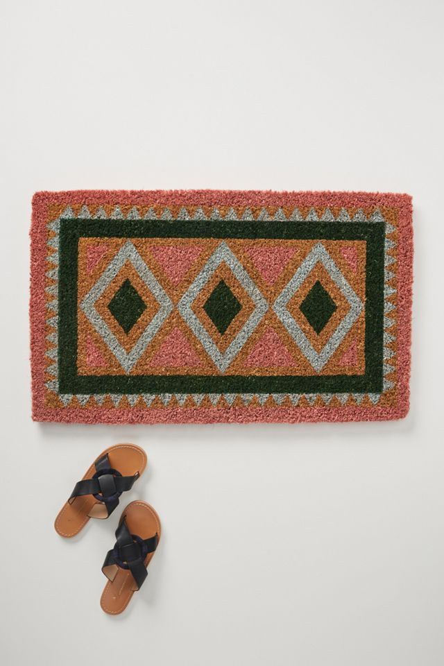 Moroccan Print Premium Quality Coir Door Mat 55x120cm