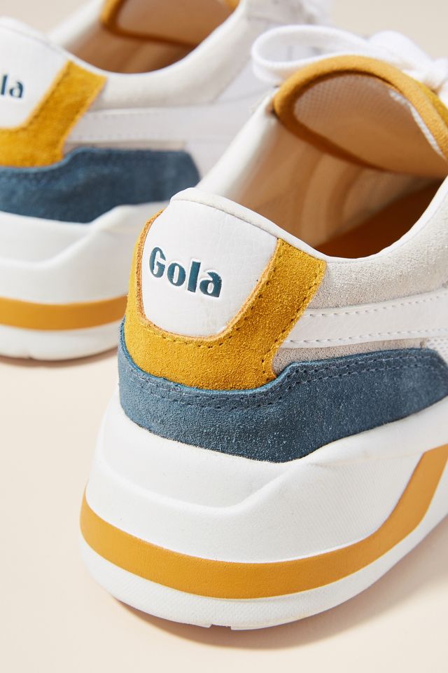 Gola yellow store eclipse sneakers