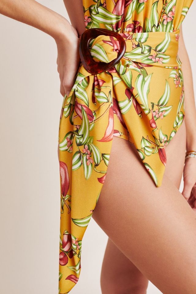 PatBo Zebrina Plunge One-Piece Swimsuit #2