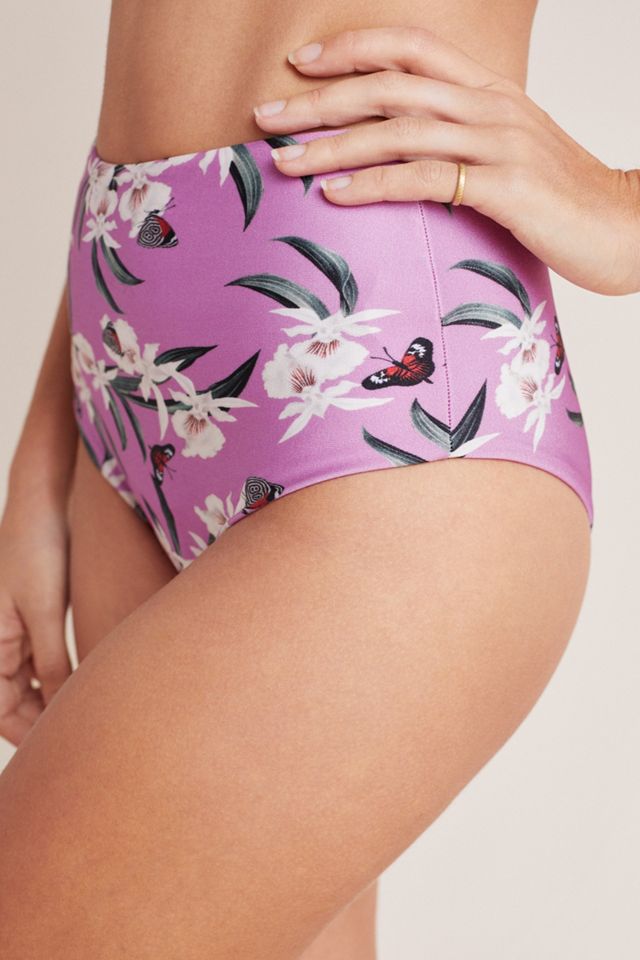 PatBo Orchid High-Waisted Bikini Bottoms #1