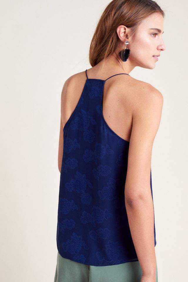 Jacquard Silk Cami #1