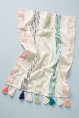 Delia Tasseled Dish Towel