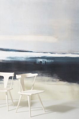 Grounded Navy Nautical Mural