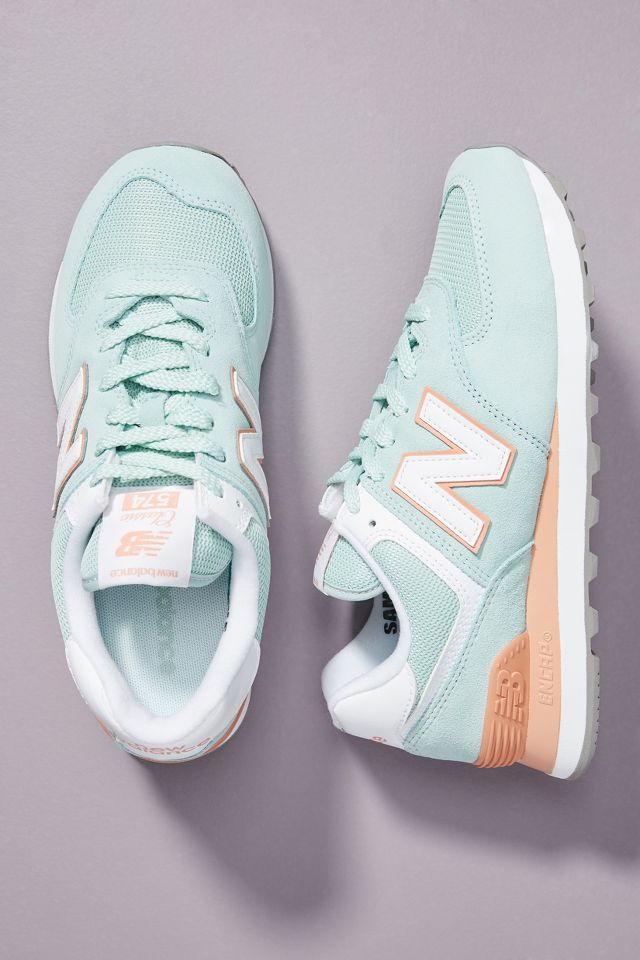 New balance 574 store white agave