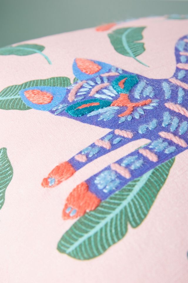 Embroidered Cat Pillow #2