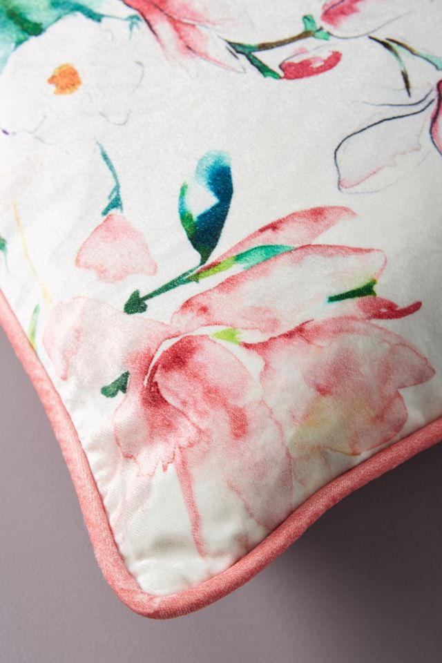 Sarah Hankinson Pansies Pillow #3