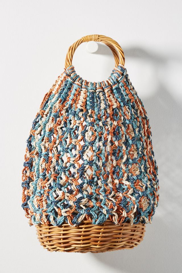 Serpui Marie Macrame Basket Bag #1