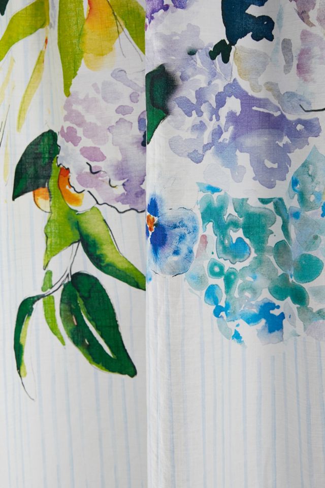 Sarah Hankinson Pansies Shower Curtain #1