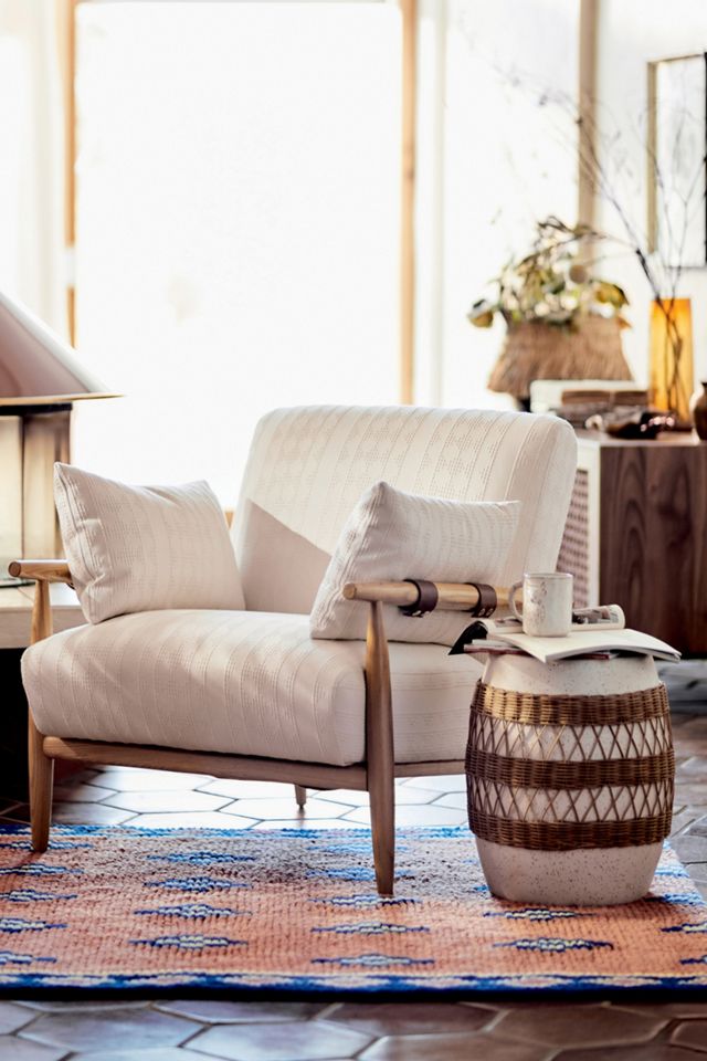 Maggie Rattan-Wrapped Side Table #4