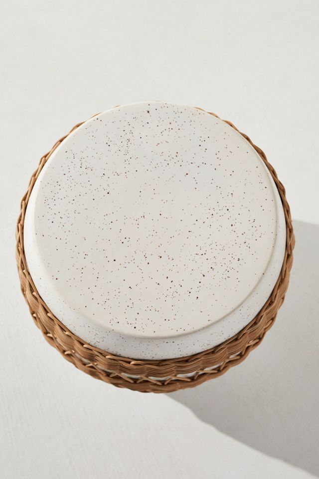Maggie Rattan-Wrapped Side Table #2