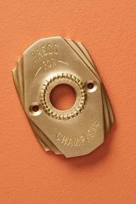 Press For Champagne Doorbell Cover