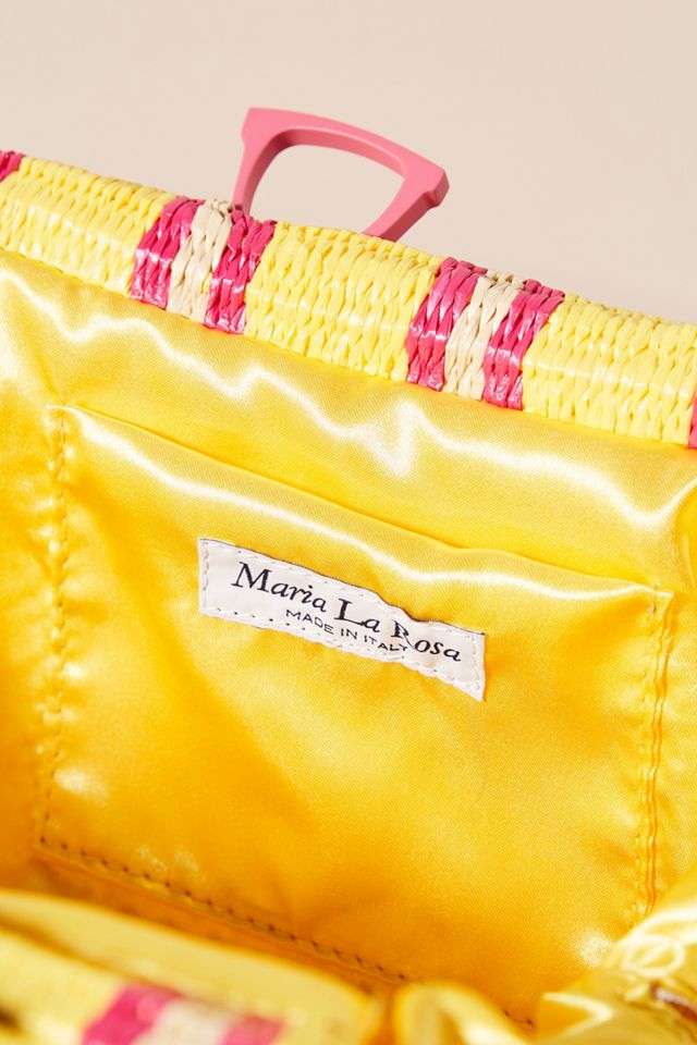 Mara La Rosa Glasses Striped Clutch #2