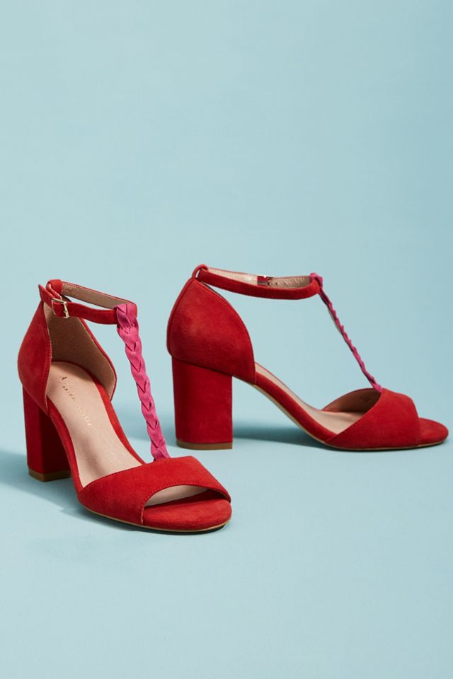 Anthropologie Kelsey T-Strap Heels #1