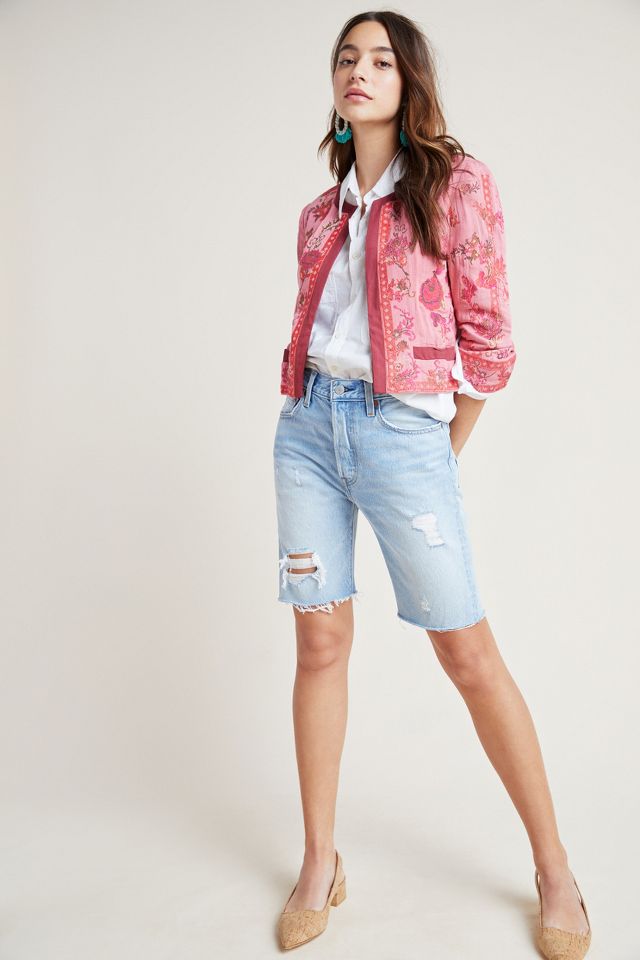 Levi's 501 High-Rise Denim Bermuda Shorts | Anthropologie