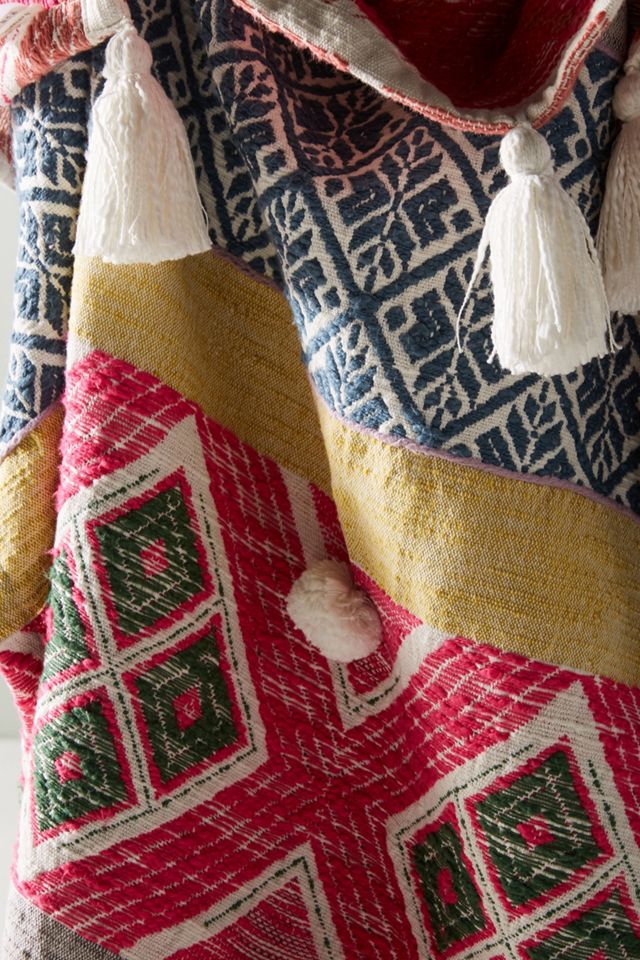 Woven Rosewood Throw Blanket #1
