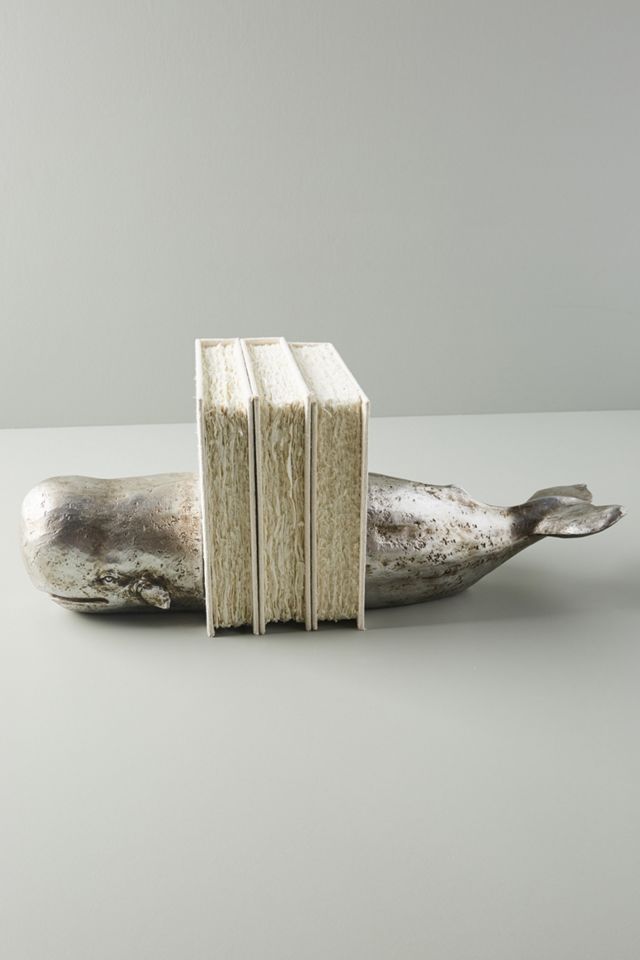 Whale Book Ends #1