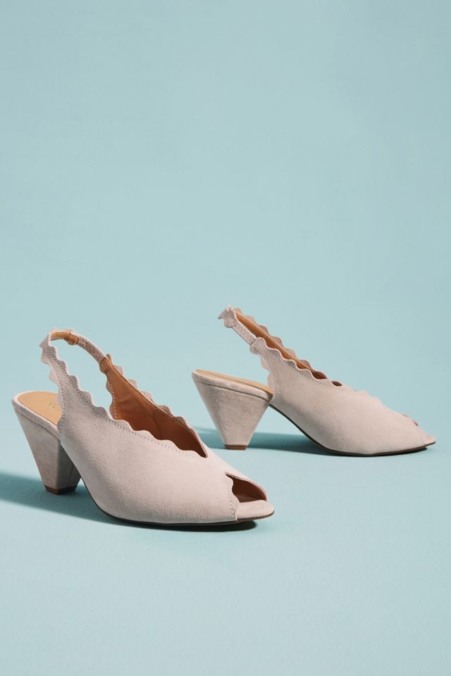 Klub Nico Amelia Scalloped Slingback Heels #1