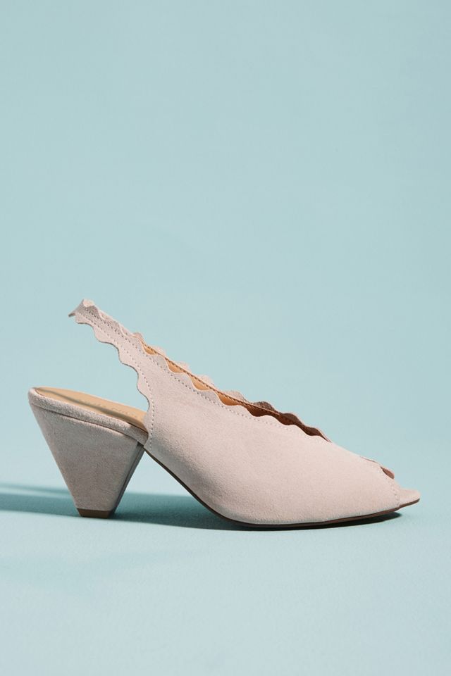 Klub Nico Amelia Scalloped Slingback Heels