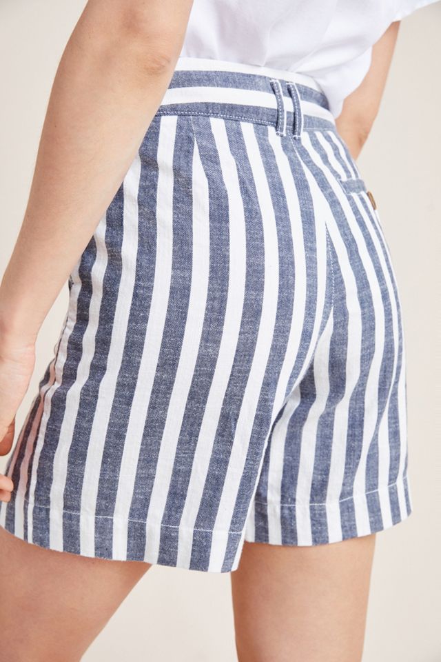 Sanctuary Cabana High-Rise Striped Shorts #1